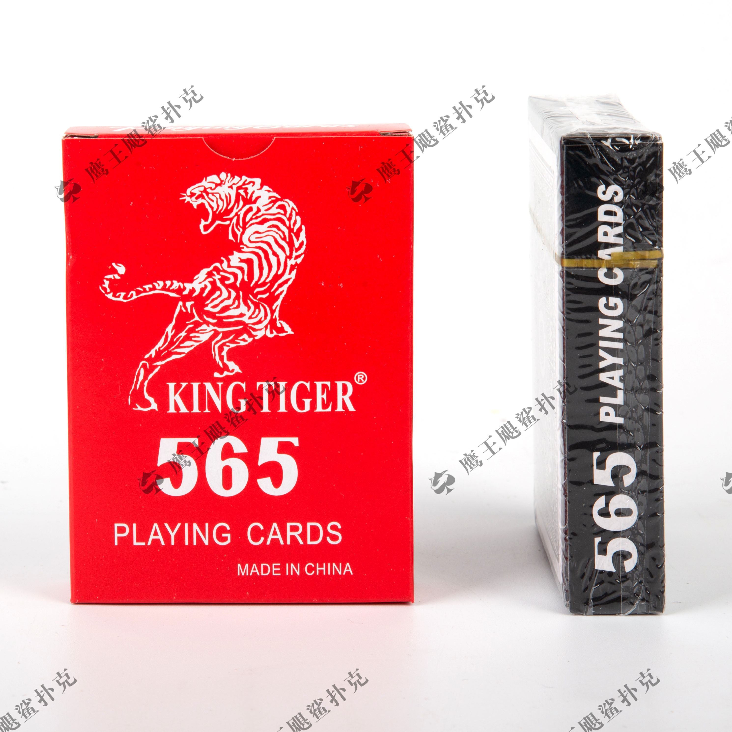 厂家自营外贸批发扑克扑克牌 565虎牌KING TIGER纸牌 红黑混装详情图2
