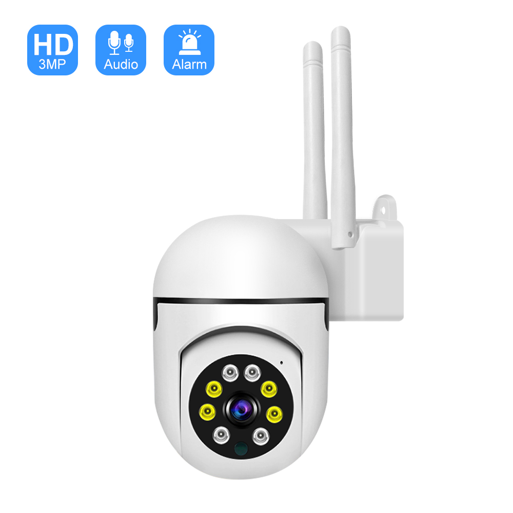 myAI Smart Camera Wireless Indoor 3MP HD TF Card IP Camera with Motion Detection and Siren, 2-Way Audio, Waterproof