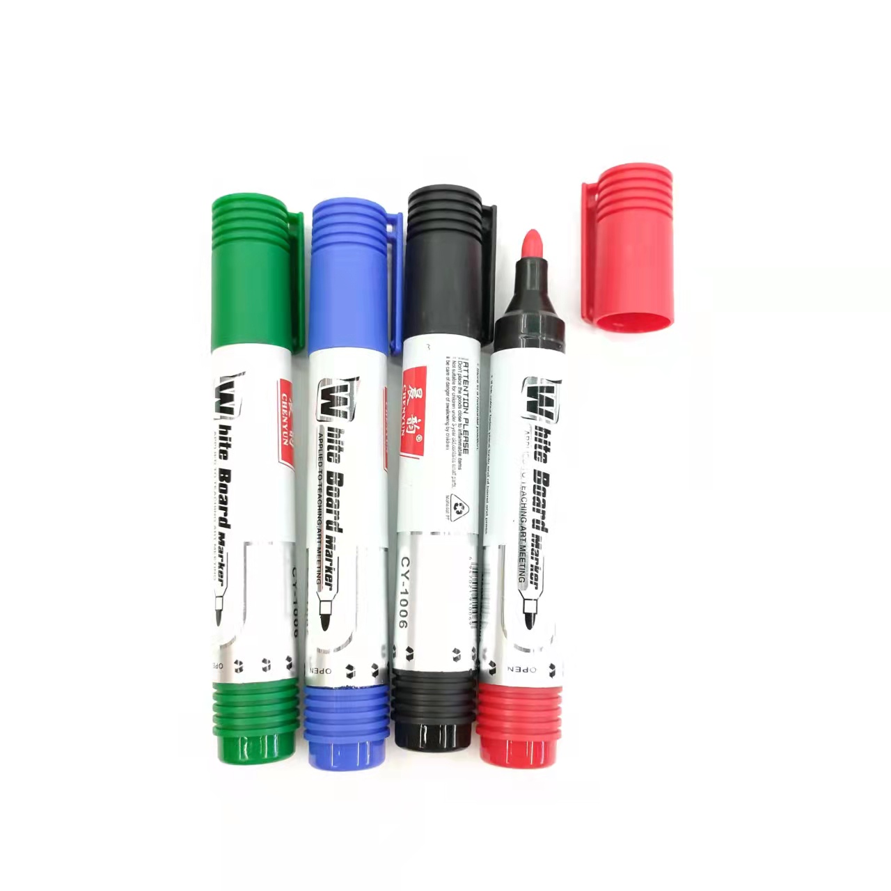 Easy-to-write and easy-to-erase 4-color whiteboard pen, erasable whiteboard pen, large-capacity thick-tipped writing pen Application Scenario