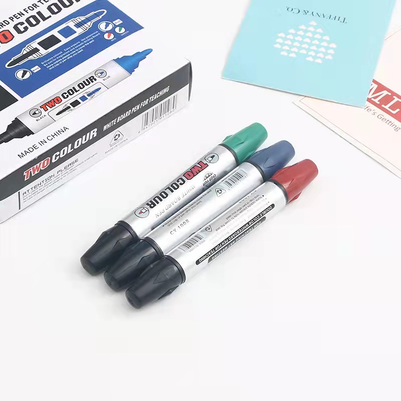 Double-headed easy-to-write and easy-to-erase whiteboard pen, erasable whiteboard pen, large-capacity thick-headed writing pen Application Scenario