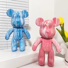 手工亲子玩具流体画家居摆件潮流熊diy创意摆件熊流体公仔流体熊