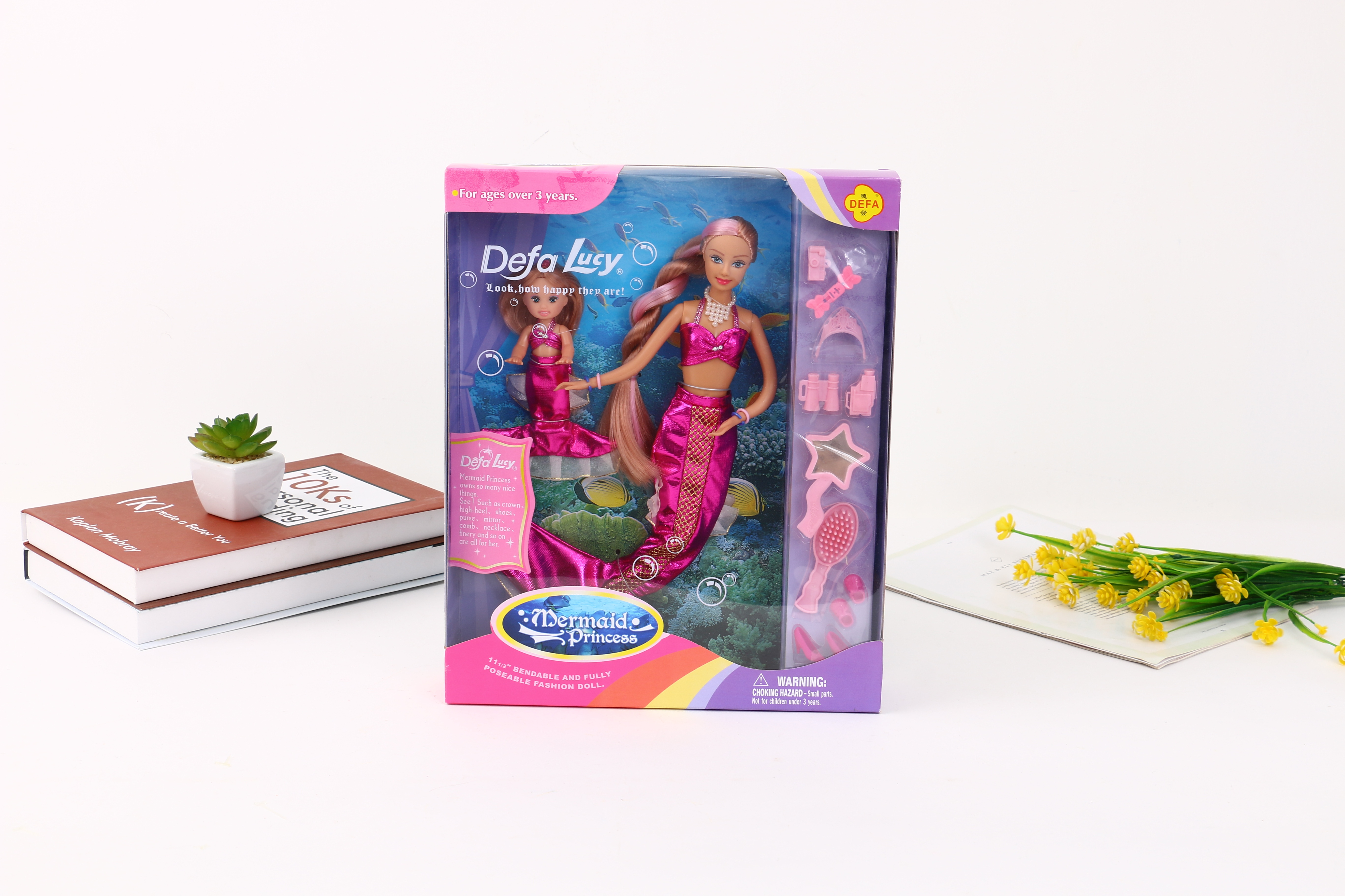 Defa Doll, Defa Lucy, Doll. Carts. Pets. Motorcycles. Double doll. Mermaid.
