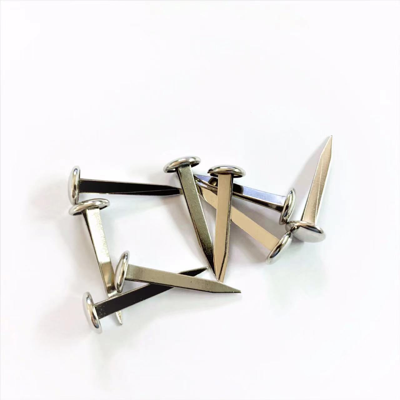 10MM*30MM flat long foot nails Metal nails denim nails Clothing luggage stationery hardware accessories
