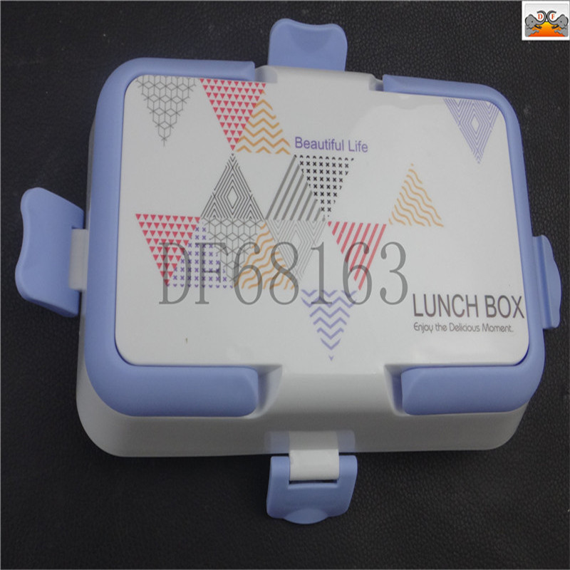DF68163  塑料饭盒不锈钢简约便当盒三层密封长方形保温饭盒圆形便当盒提锅保温桶DF TRADING HOUSE详情4