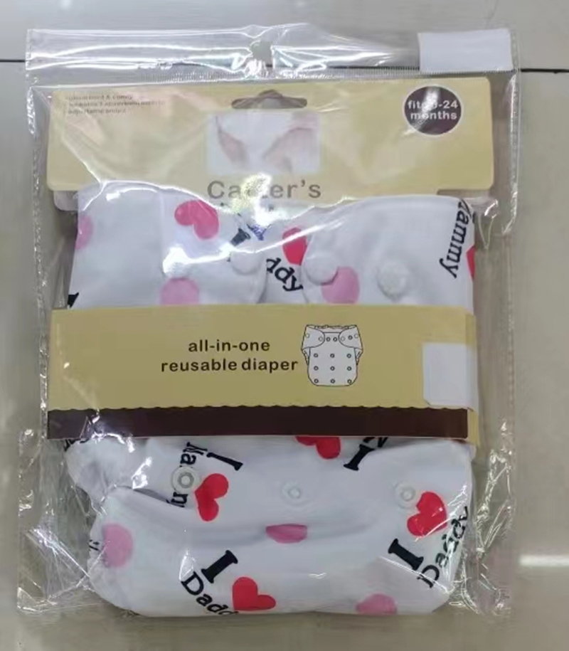 Baby washable cloth diapers, amazon cross-border environmental protection diaper pocket, baby separated legs, no urine pants, no urine skirt, waterproof, leak-proof, no urine diapers, children's bamboo charcoal, washable cloth diapers, baby products thumbnail
