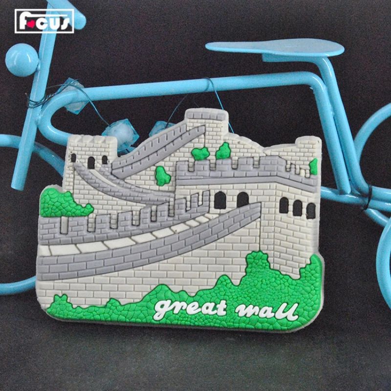 Tourist souvenirs, scenic spot souvenirs, custom-made PVC soft rubber fridge magnets, custom-made soft magnetic fridge magnets, custom-made silicone cartoon three-dimensional magnetic stickers, LOGO Item Picture
