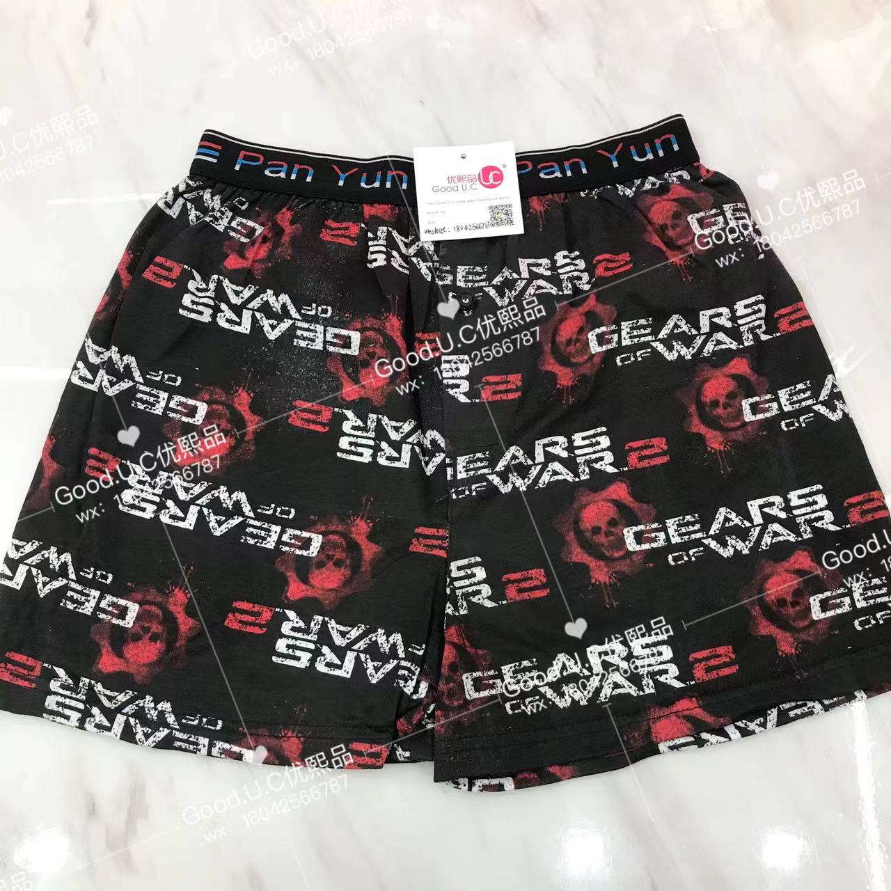 Underwear foreign trade men's underwear Arlo pants export underwear men's shorts beach pants polyester underwear home pants men's knitting Arlo pants beach pants selling like hot cakes Africa South America Europe Southeast Asia factory direct sales explosion