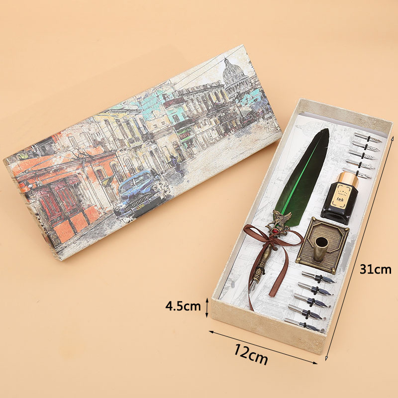 Vintage feather pen