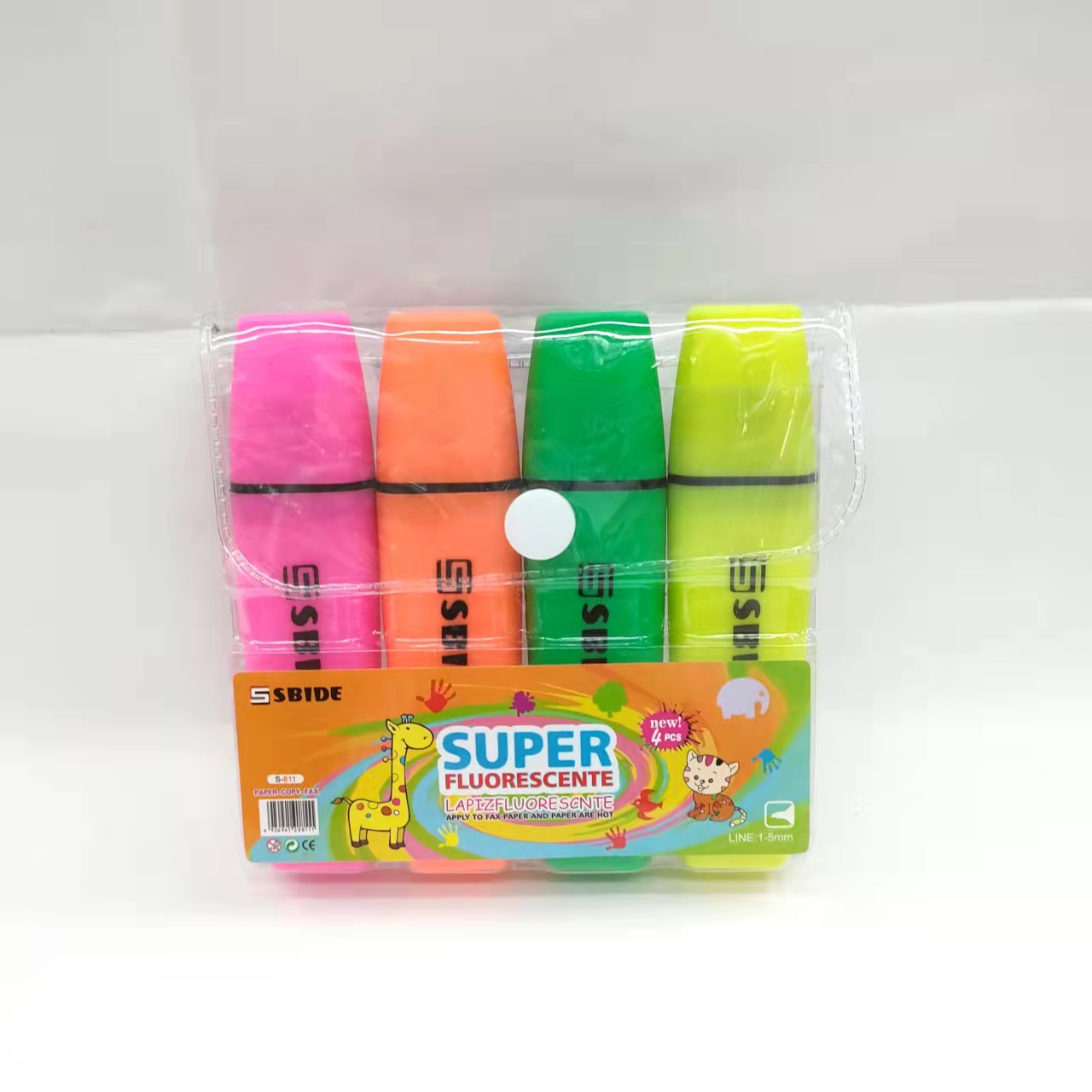 Colorful highlighter, student key point marking pen, notebook pen, large capacity