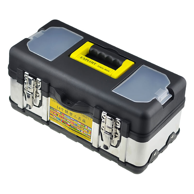 14 "Iron Plastic Toolbox 706017