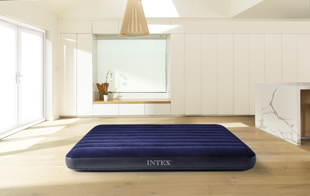 INTEX64758户外野营床垫 植绒线拉PVC车载充气床定 制批发详情1