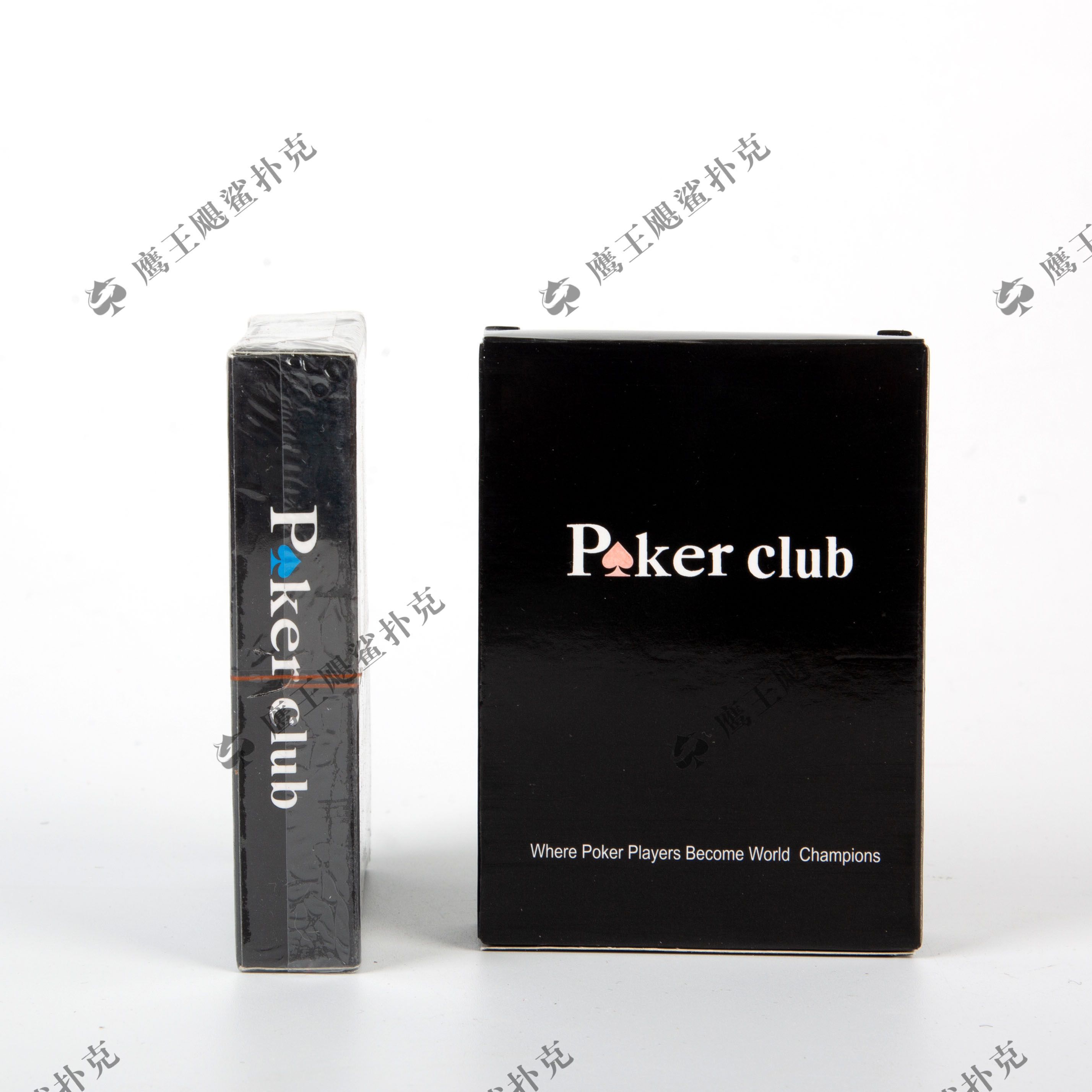 厂家自营外贸批发娱乐扑克扑克牌 中高档POKER CLUB单副PVC防水扑克 耐磨塑料扑克详情图2