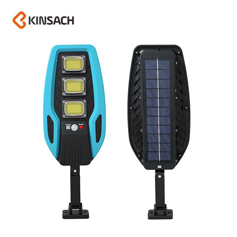 跨境货源54COB太阳能照明灯户外庭院灯人体感应壁灯强光防水太阳能路灯