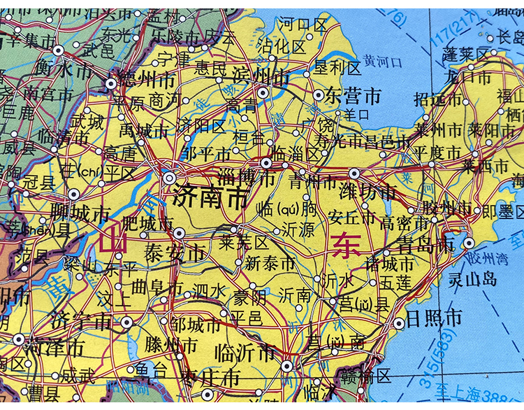 2022新版地图中国和世界106*76cm家用办公贴图初中生全新高清知识挂墙详情14