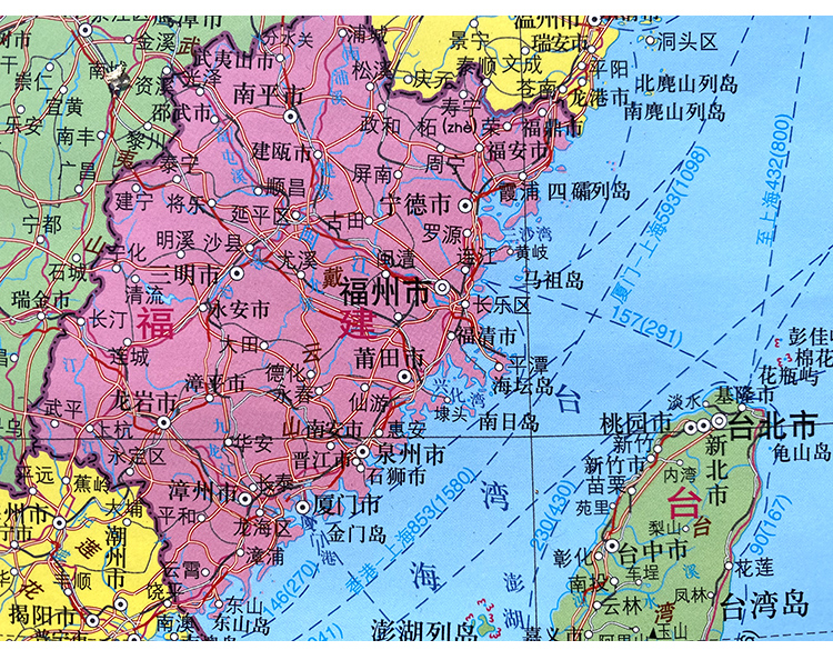2022新版地图中国和世界106*76cm家用办公贴图初中生全新高清知识挂墙详情13