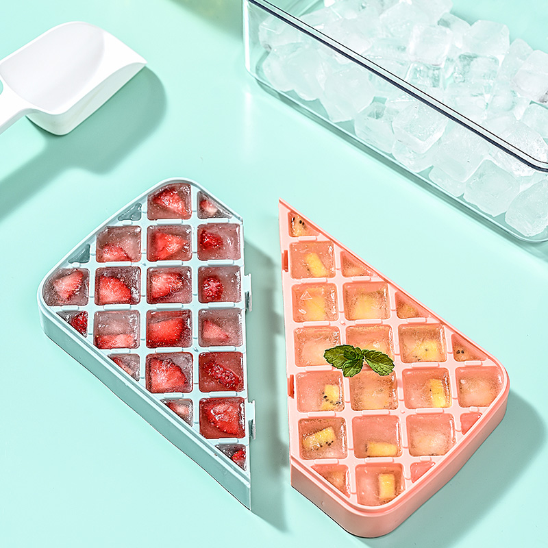 Ice box with lid ice cube box Homemade ice cream Popsicle mold Ice pack Popsicle Popsicle ice cream mold full figure