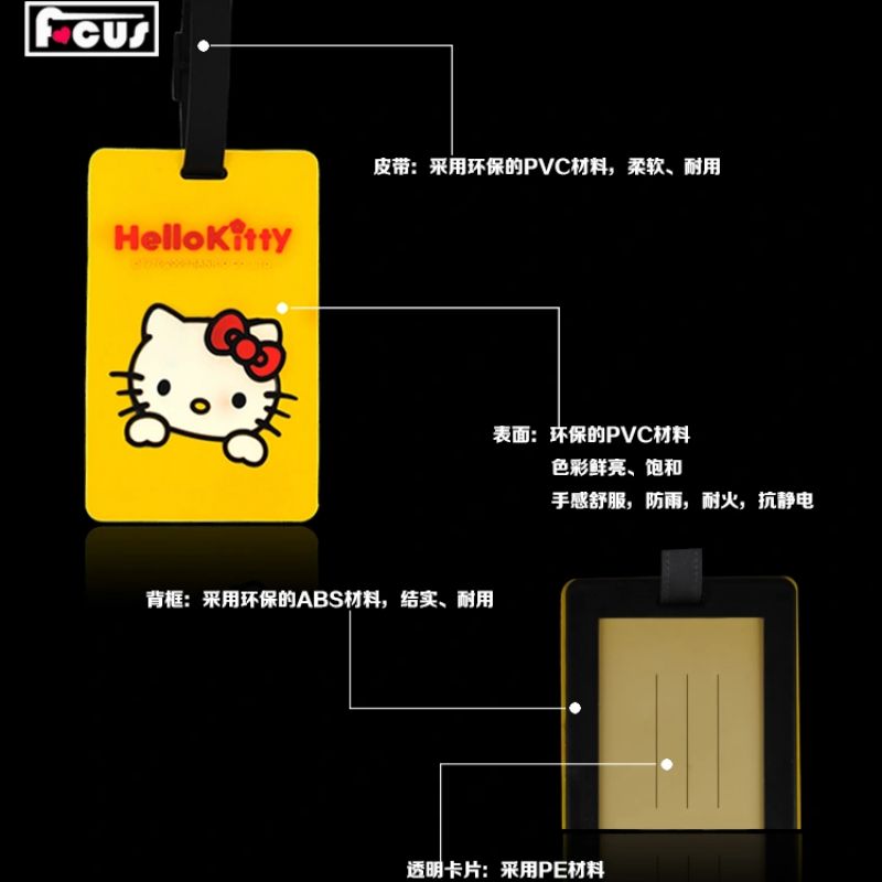 滴塑胶箱包硅胶行李牌 PVC软胶飞机行李牌旅行登机识别行李箱挂牌详情图2