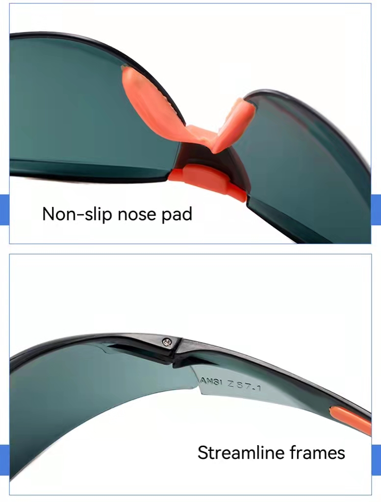 防尘防风沙防飞溅防护眼镜  时尚多色护目镜 工业实验室劳保眼镜详情3