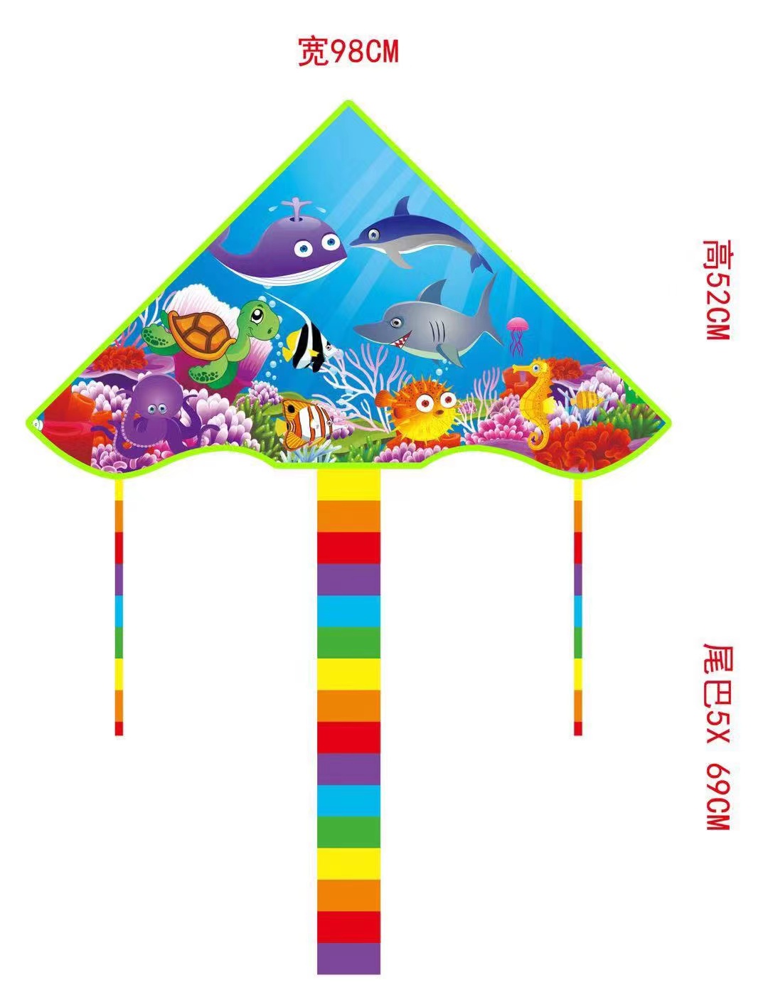 Eagle cartoon animal kite Specification image