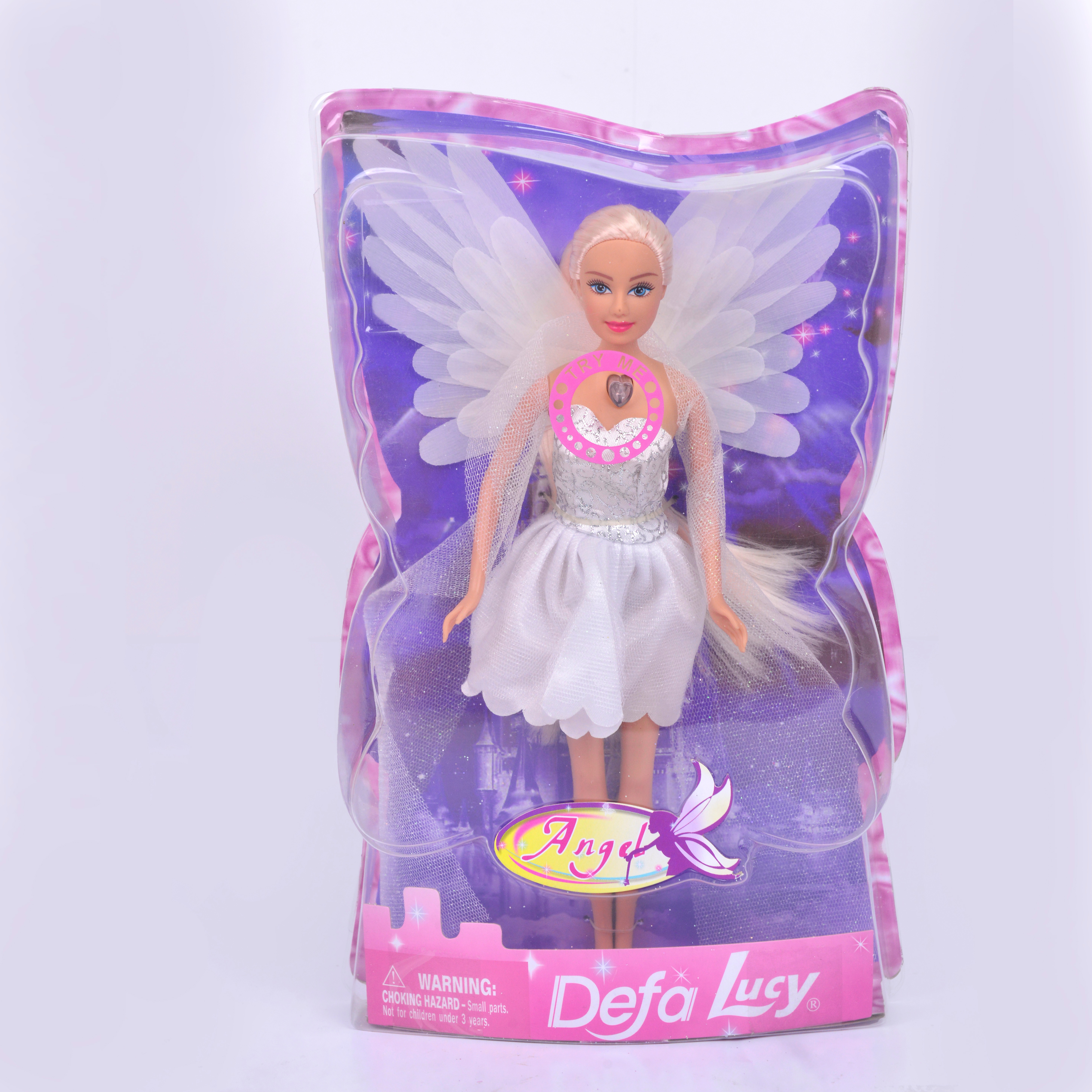 Defa Doll, Defa Lucy, Doll. Music Doll, fashion Doll. Barbie doll. Butterfly fairy doll white full figure