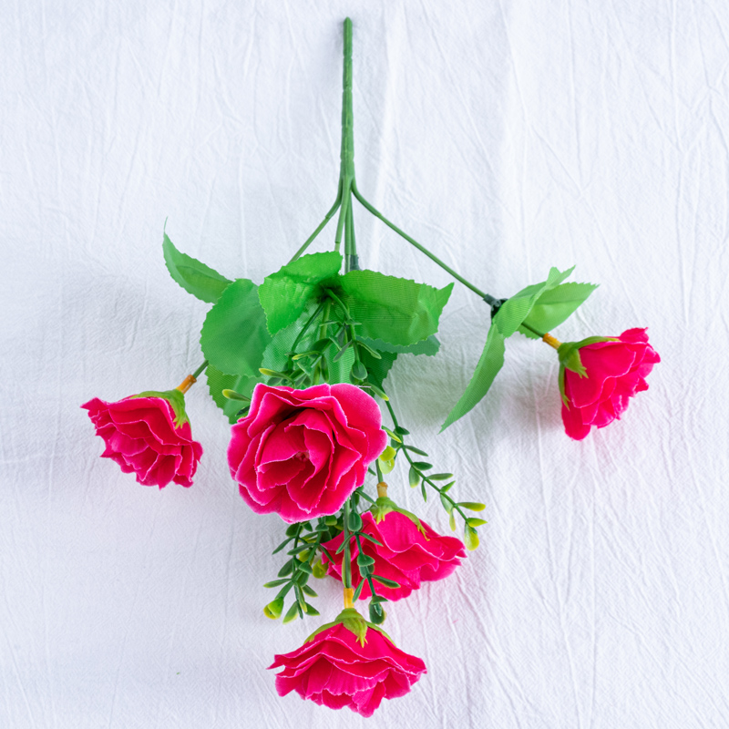 Direct sales of 5-headed four-eared artificial flower bouquets from the artificial flower manufacturer pic 8