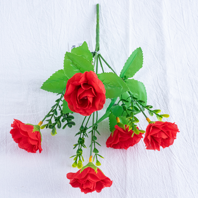 Direct sales of 5-headed four-eared artificial flower bouquets from the artificial flower manufacturer pic 12