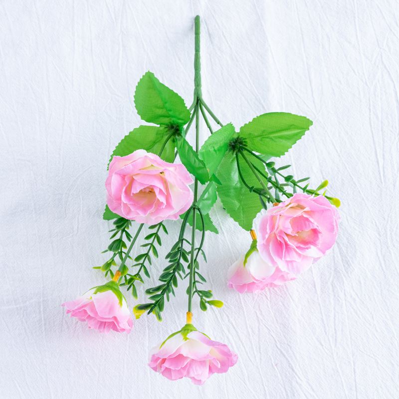 Direct sales of 5-headed four-eared artificial flower bouquets from the artificial flower manufacturer pic 7