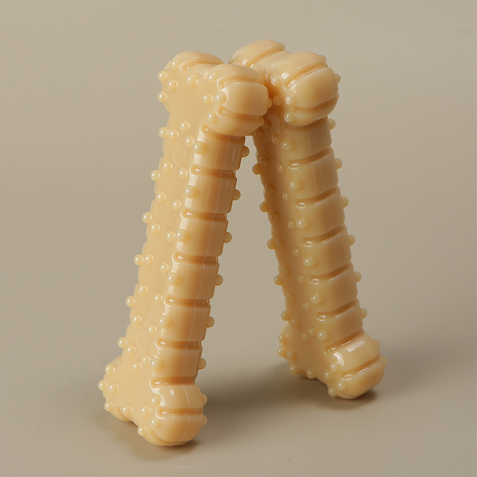 New pet gnawing toy peanut-flavored dog bone toy, boring training teething stick, teeth cleaning pet supplies pic 7
