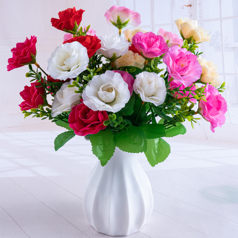 Direct sales of 5-headed four-eared artificial flower bouquets from the artificial flower manufacturer pic 2