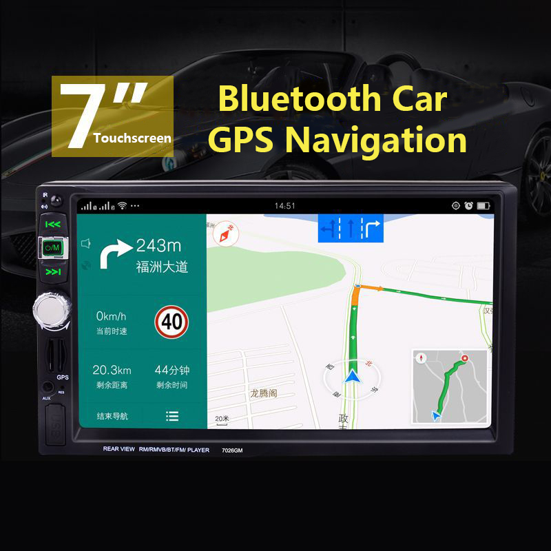 myAI Car MP4 Player 7’’ Double Din Touchscreen Android 5.0 HD Car Stereo Radio – Mirror Link, Bluetooth