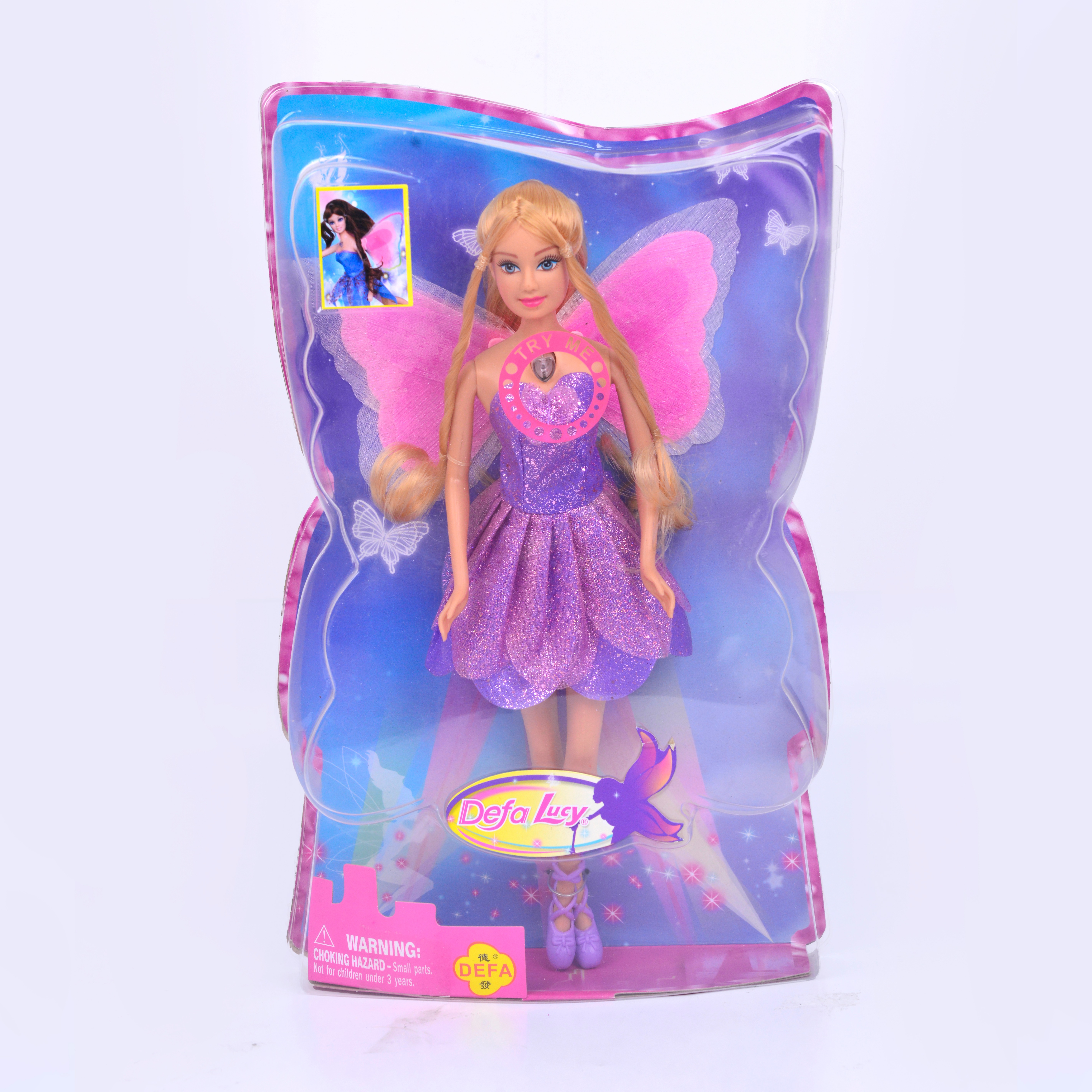 Defa Doll, Defa Lucy, Doll. Music Doll, fashion Doll. Barbie doll. Butterfly fairy doll