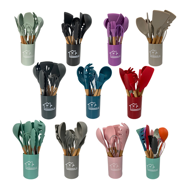 Silicone kitchenware 11 sets of foreign trade