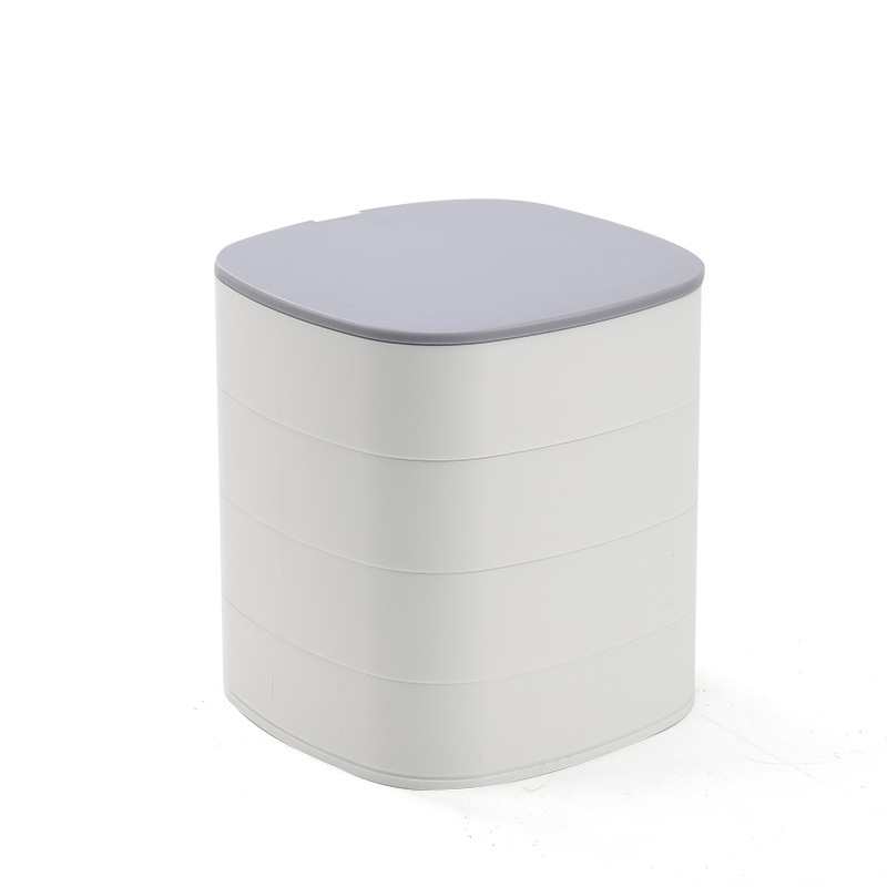Ear jewelry storage box holder