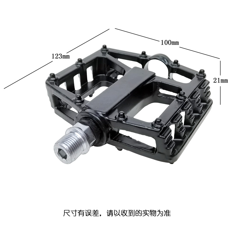 AL-46 aleación de aluminio bicicleta pedal bicicleta de montaña bicicleta antideslizante con clavija pedal pedal pedal pedal Specification image