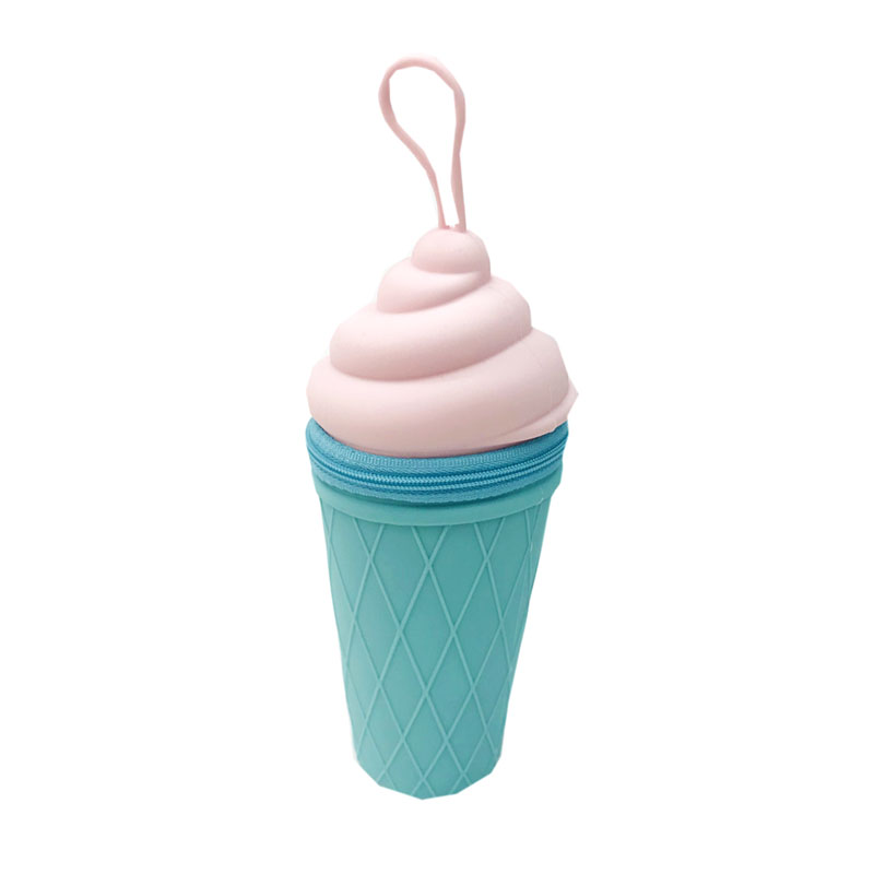 220707-1 Cute silicone ice cream styling pen bag Item Picture