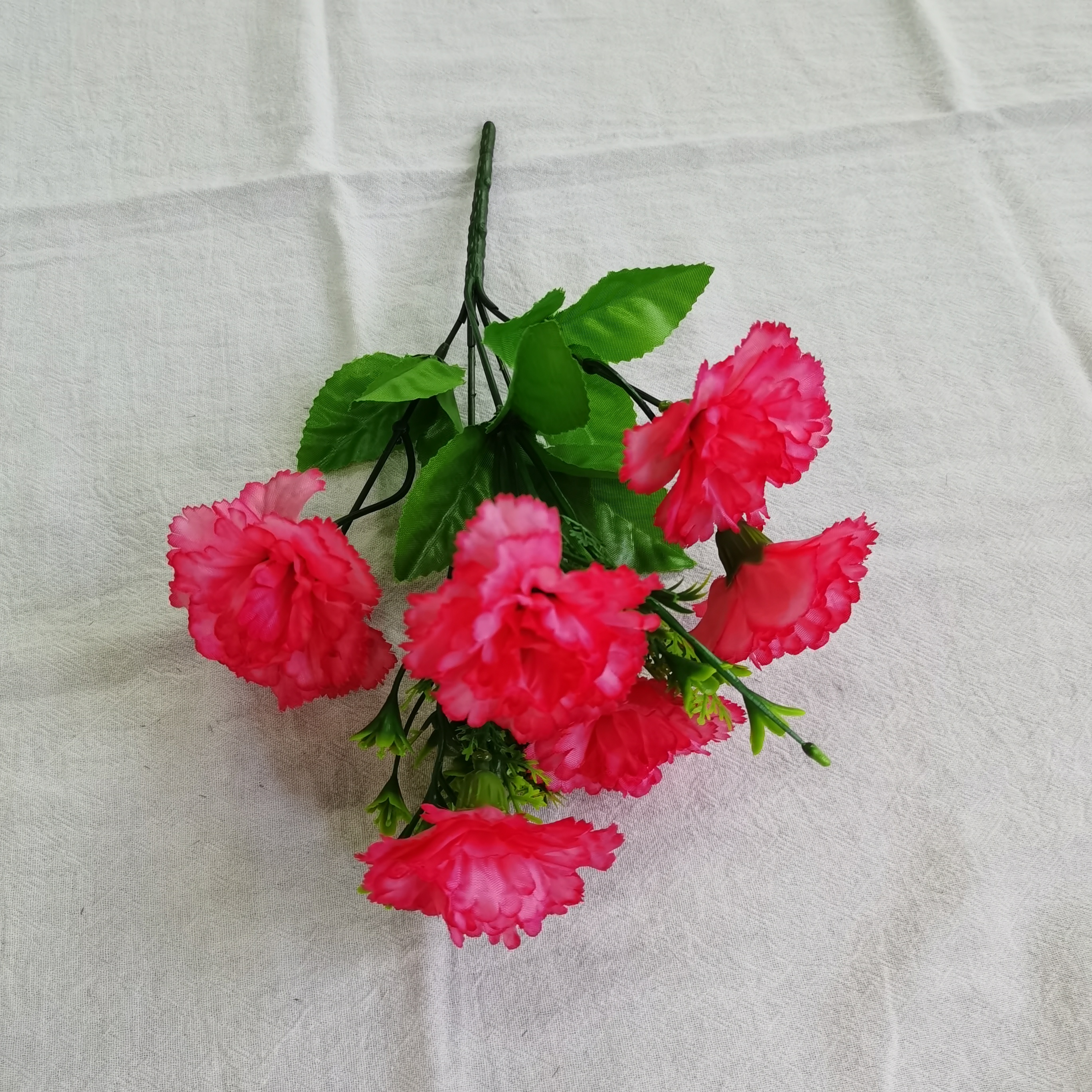 Direct sales of artificial flower manufacturers: 5-head 4-size carnations for artificial flower bouquets and ornaments pic 5