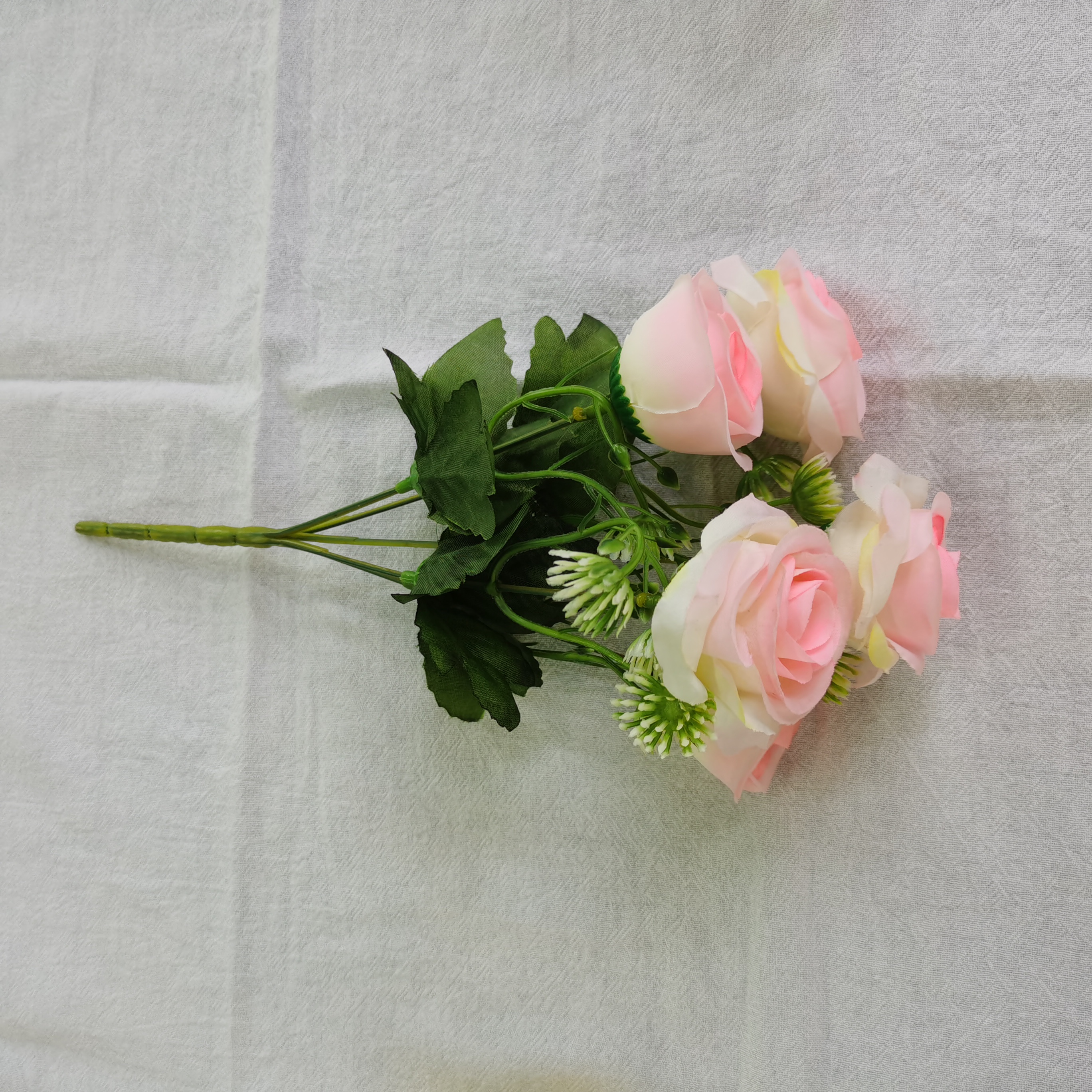 Direct sales of artificial flower manufacturers: 5-head No. 2 high-quality grass rose artificial flower bouquets pic 6