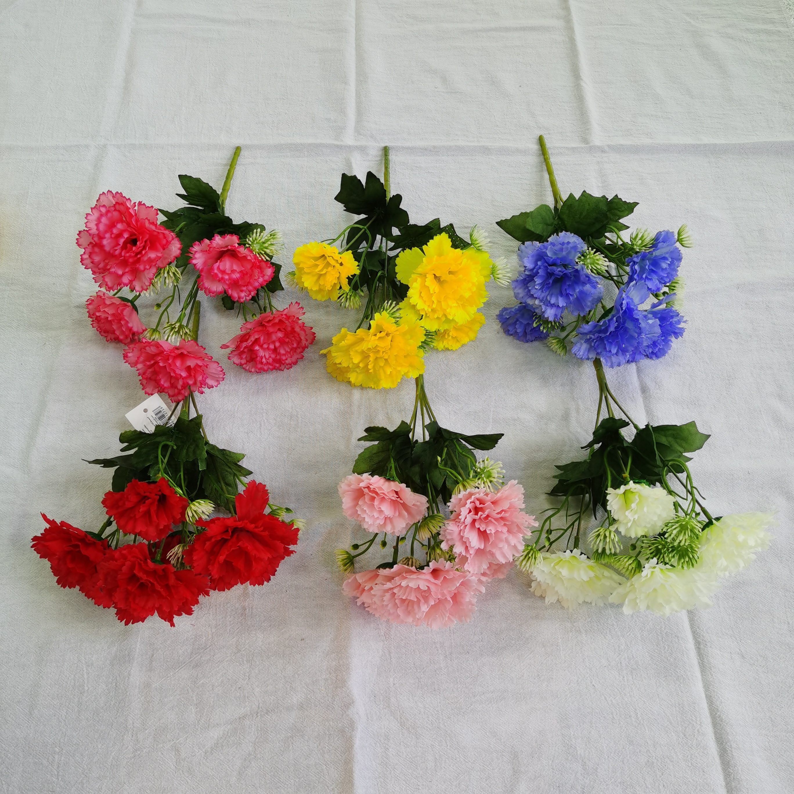 Direct sales of artificial flower manufacturers: 5-head 6-flower artificial flower bouquets and ornaments, featuring high-quality grass and large lilacs pic 9