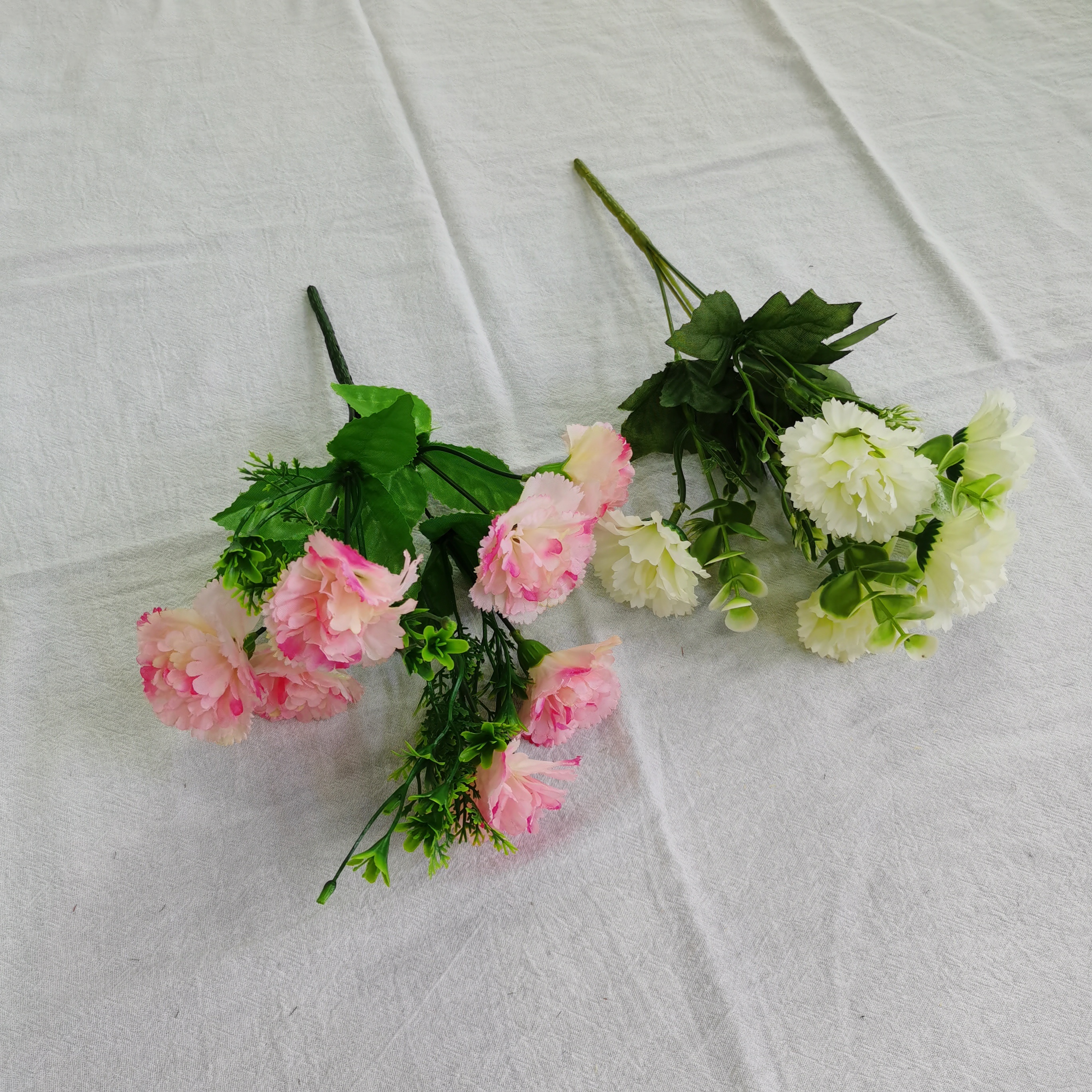 Direct sales of artificial flower manufacturers: 5-head 4-size carnations for artificial flower bouquets and ornaments pic 7