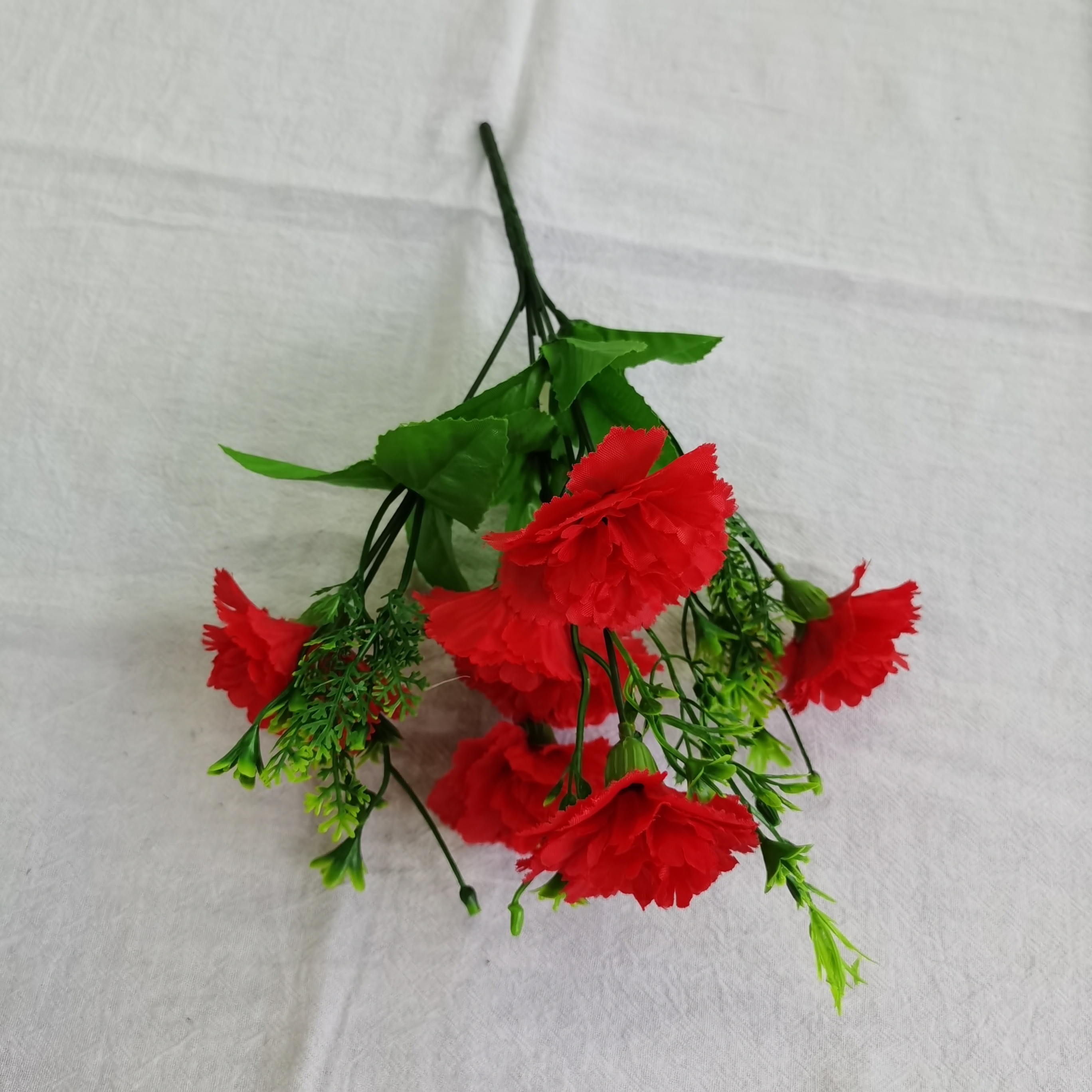 Direct sales of artificial flower manufacturers: 5-head 4-size carnations for artificial flower bouquets and ornaments pic 4