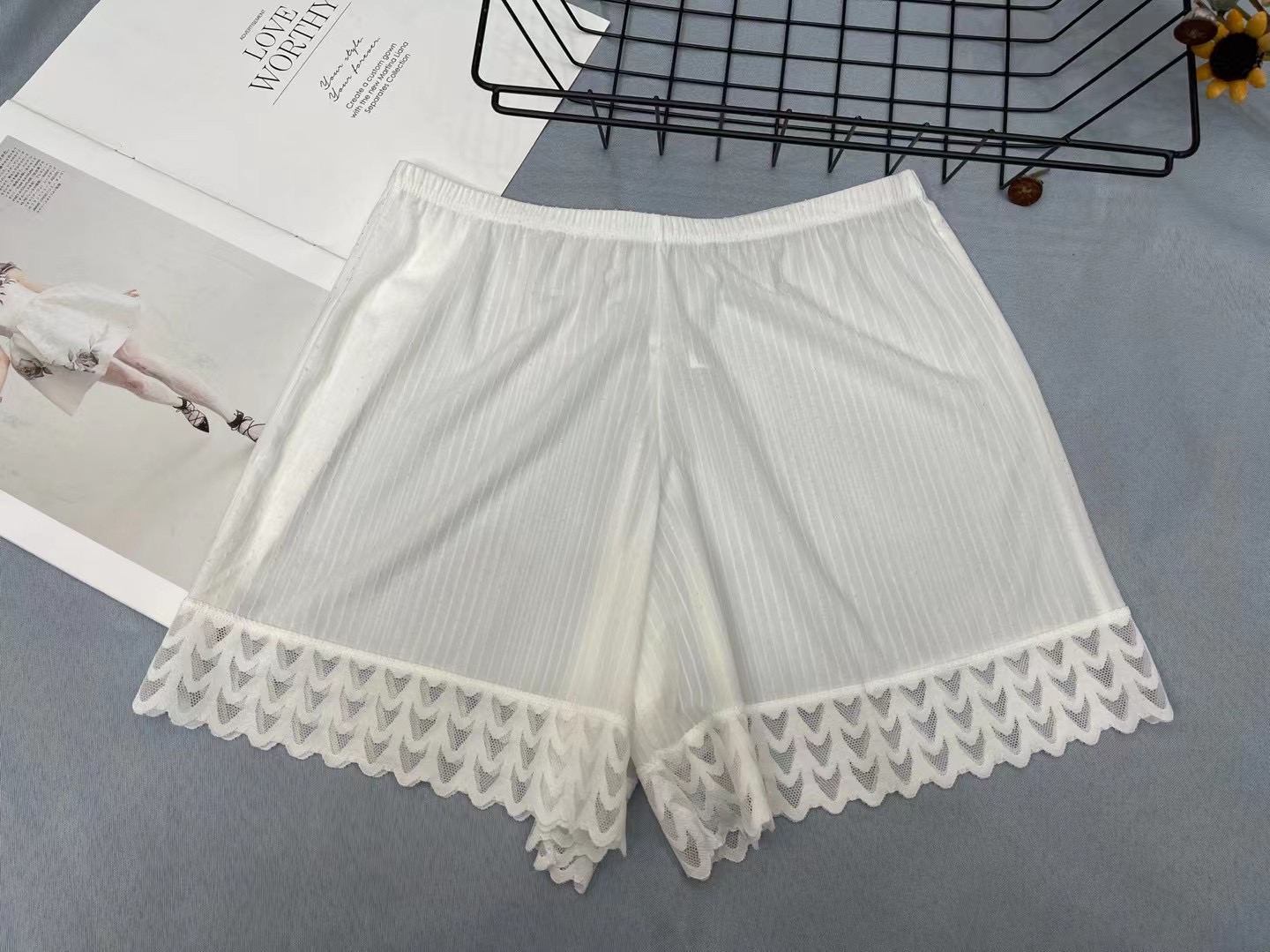 Fashion Thin Safety Pants Anti-Slip Pants Women's Summer Shorts Insurance Pants Leggings 1