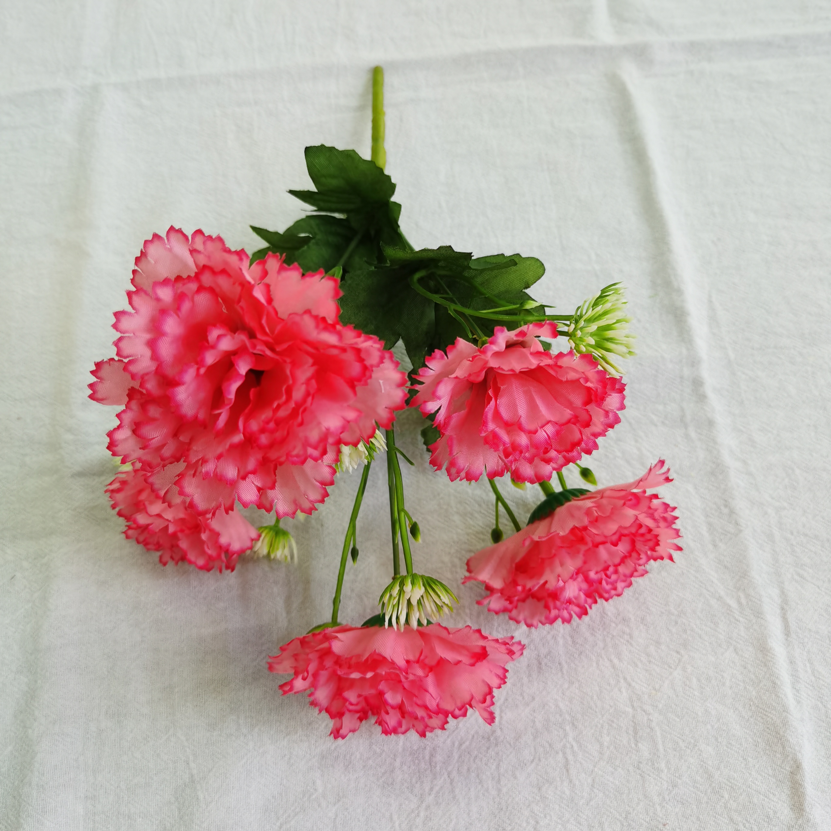 Direct sales of artificial flower manufacturers: 5-head 6-flower artificial flower bouquets and ornaments, featuring high-quality grass and large lilacs pic 8