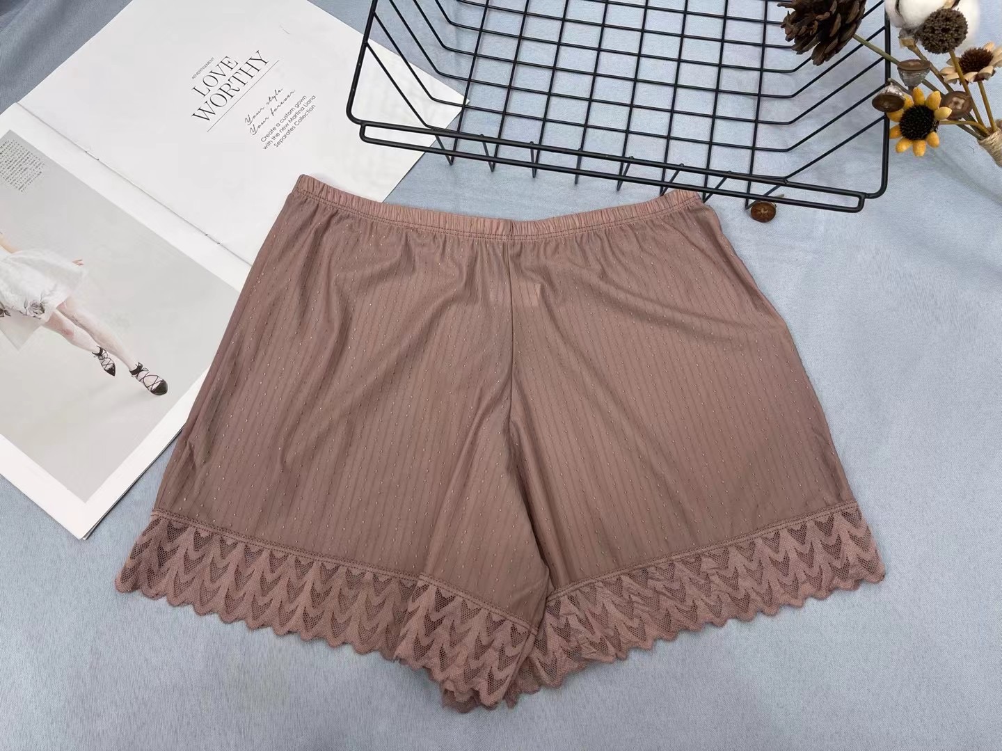 Fashionable Thin Safety Pants Anti-Slip Pants Women's Summer Shorts Insurance Pants Leggings 3