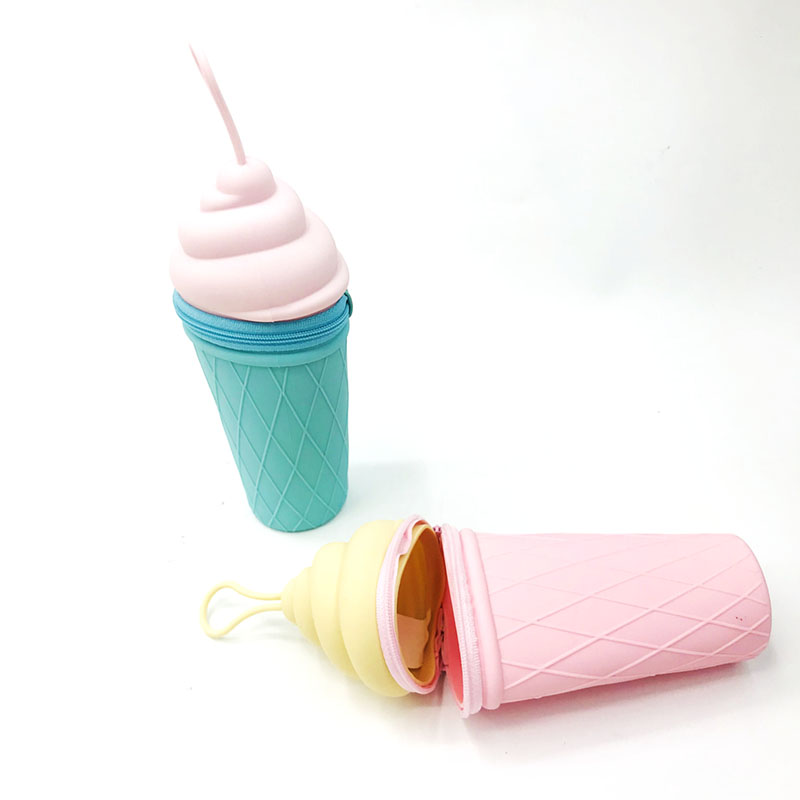 220707-1 Cute silicone ice cream styling pen bag Application Scenario