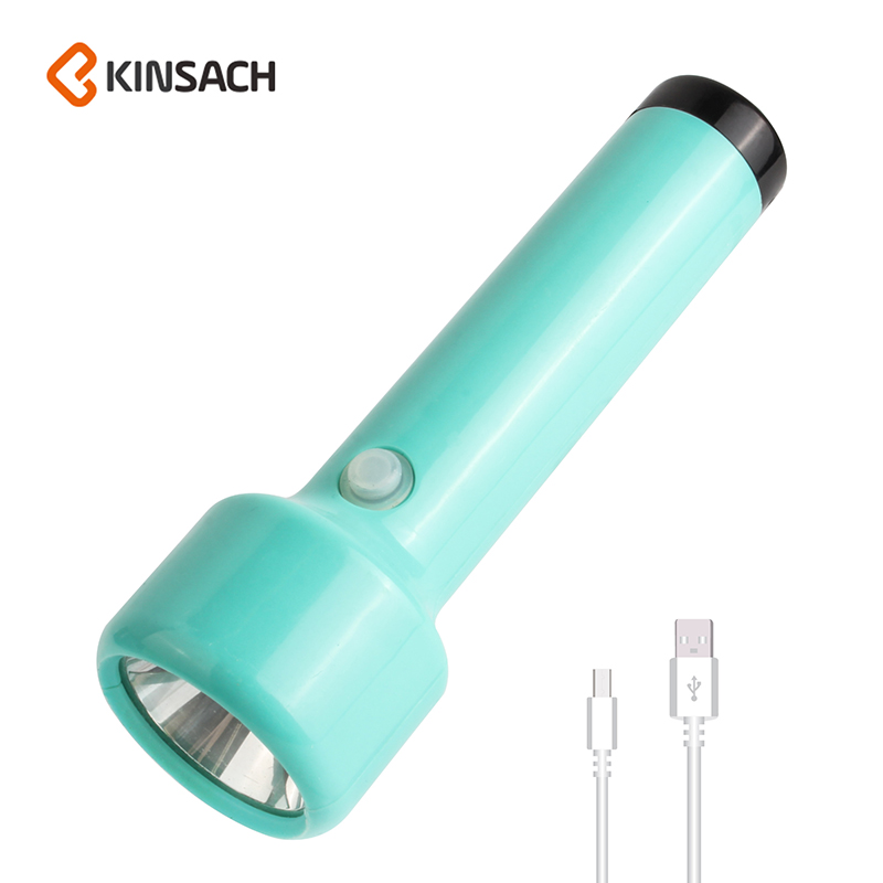 Ultra-bright LED flashlight USB rechargeable portable ultra-bright pocket small home long-range lighting