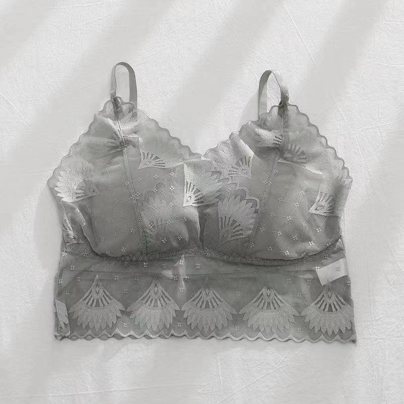 New Fashion Soft Underwear Women's No Underwire Anti-Sagging Women's Comfortable Bra 4 details Picture
