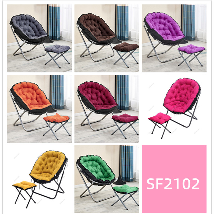 懒人沙发迷你阳台小沙发椅单人创意简约现代网红卧室折叠休闲躺椅详情15