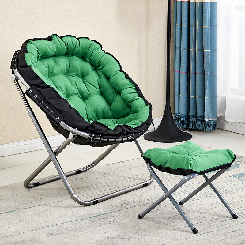 懒人沙发迷你阳台小沙发椅单人创意简约现代网红卧室折叠休闲躺椅详情7