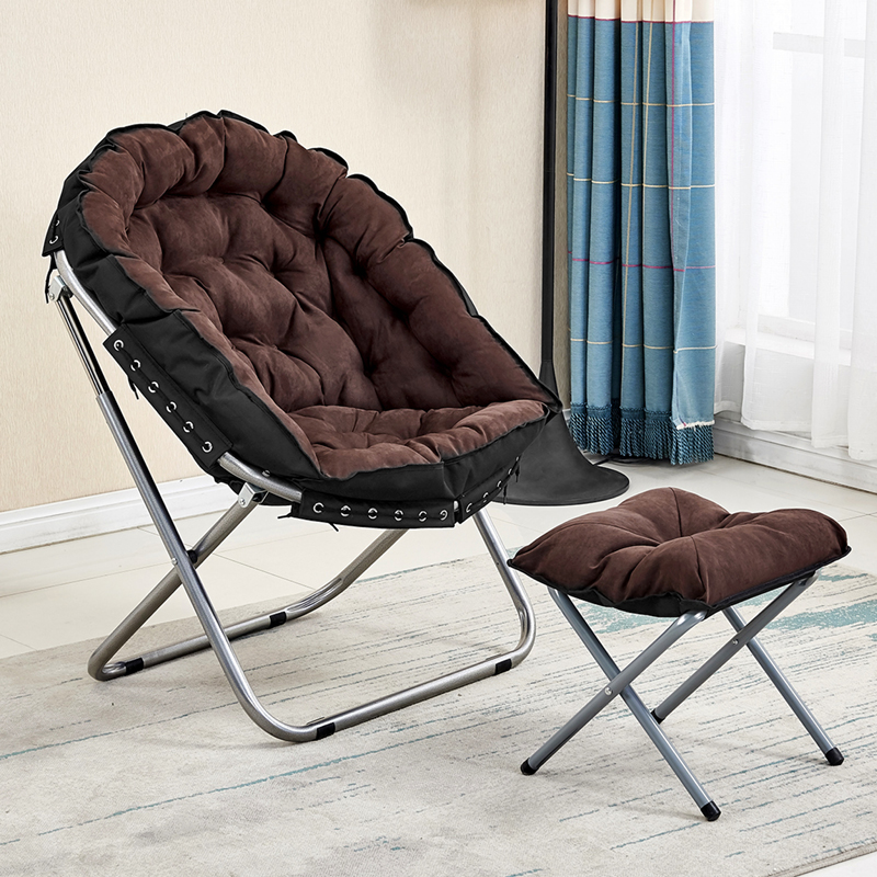 懒人沙发迷你阳台小沙发椅单人创意简约现代网红卧室折叠休闲躺椅详情1