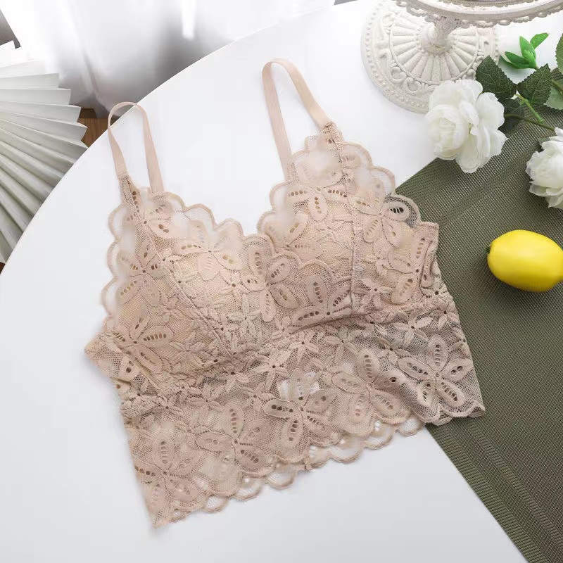 New Fashion Soft Underwear Women's No Underwire Anti-Sagging Women's Comfortable Bra 6 details Picture